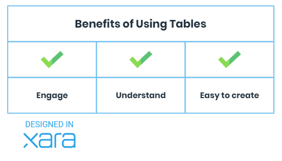 Xara Cloud Comparison Tables Template -min