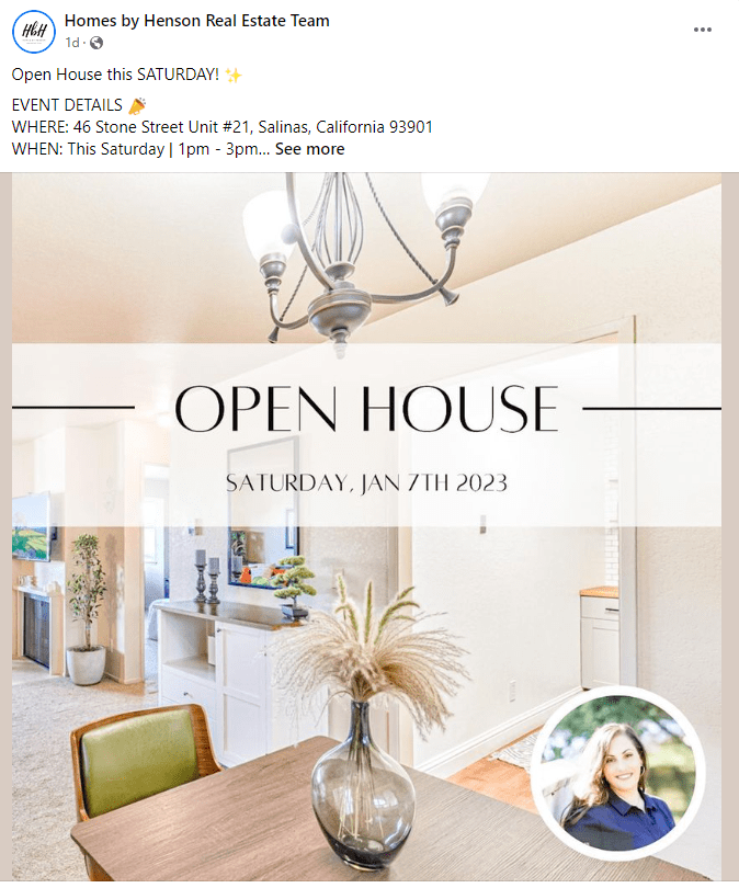 Open House Announcement