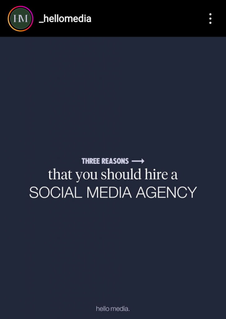 Social Media Agency Carousel Posts Example
