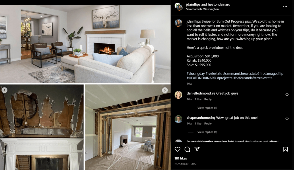 Before and After Posts for Realtors