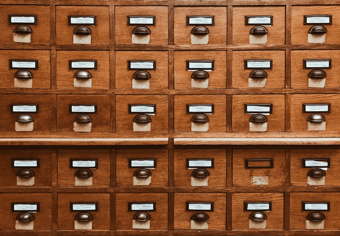 wooden drawer brown