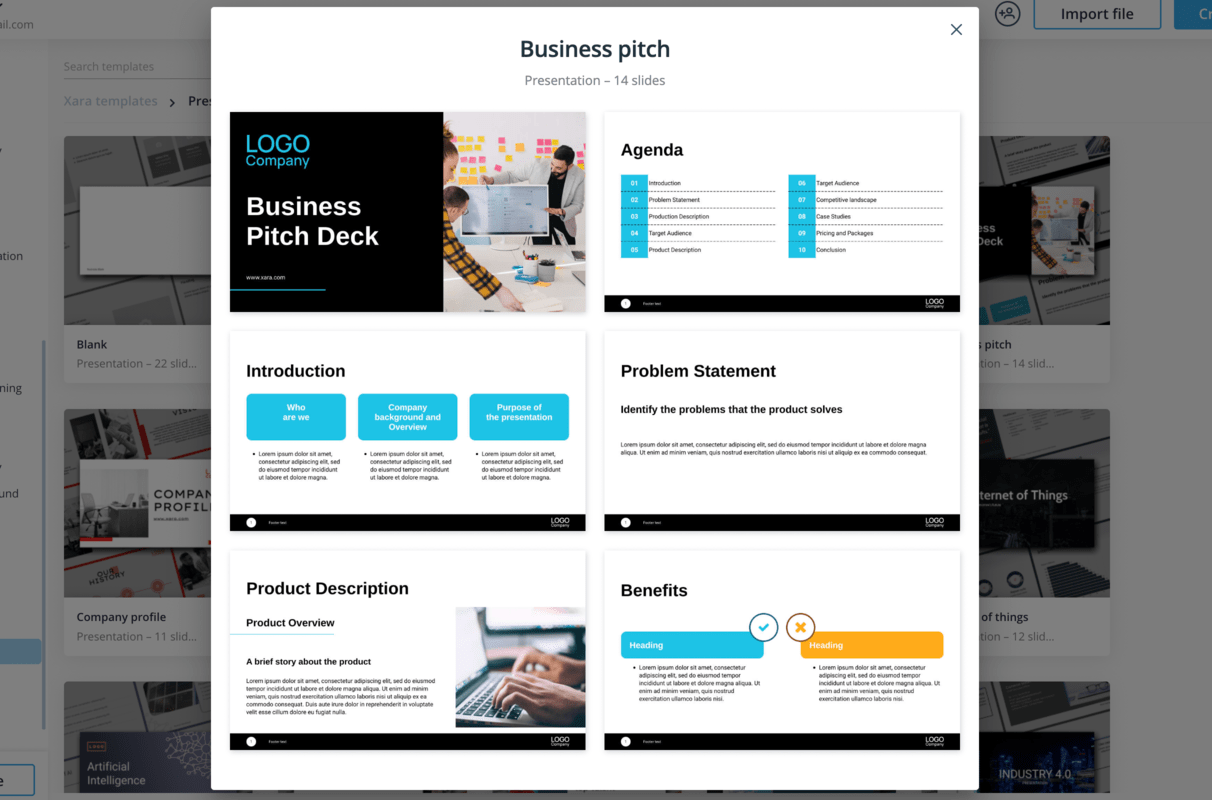 Winning Pitch Deck Example: Business Pitch Deck Template