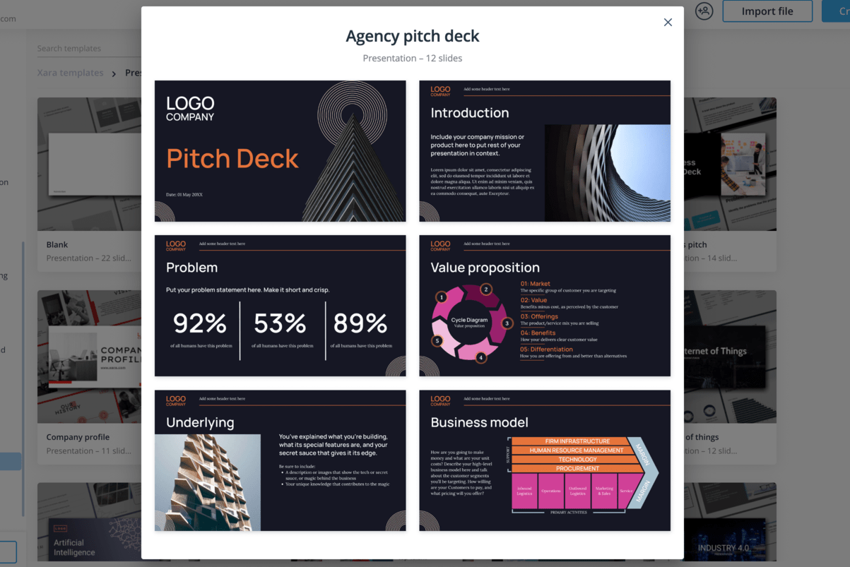 Pitch Deck Template: Agency Pitch Deck