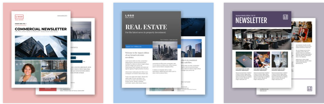 Newsletter Ad Real Estate Template