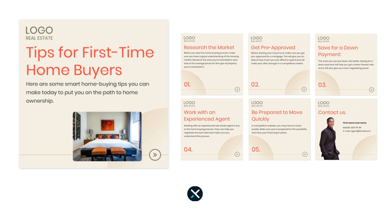 First Time Buyer Tips Real Estate Ad Template