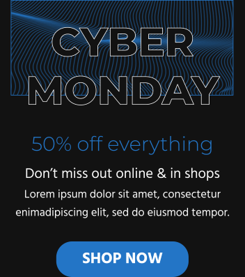 banner cyber monday square