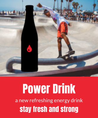 banner energy drink square