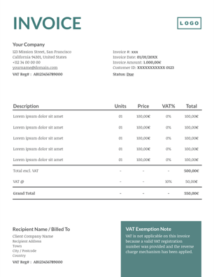 Invoice Letter