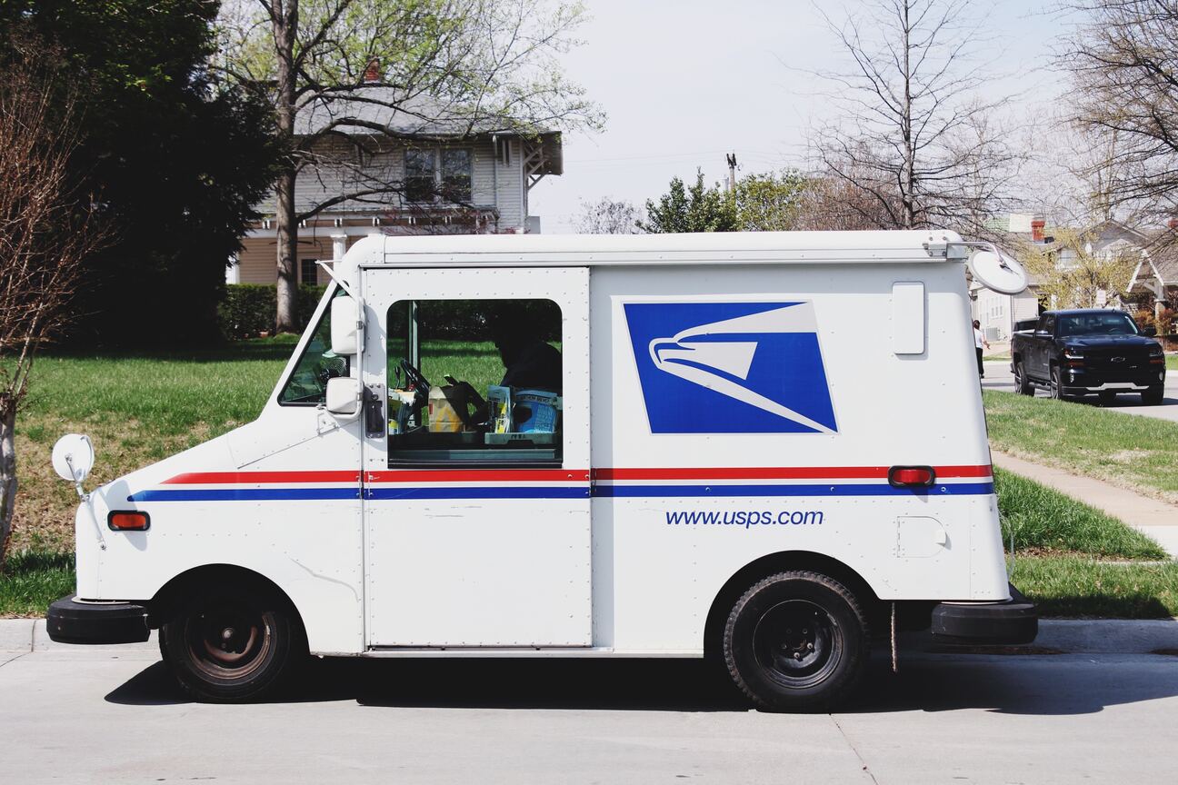 US Direct Mail Postal Truck