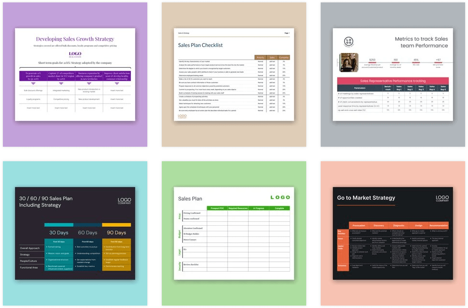 Sales Playbook Templates-min