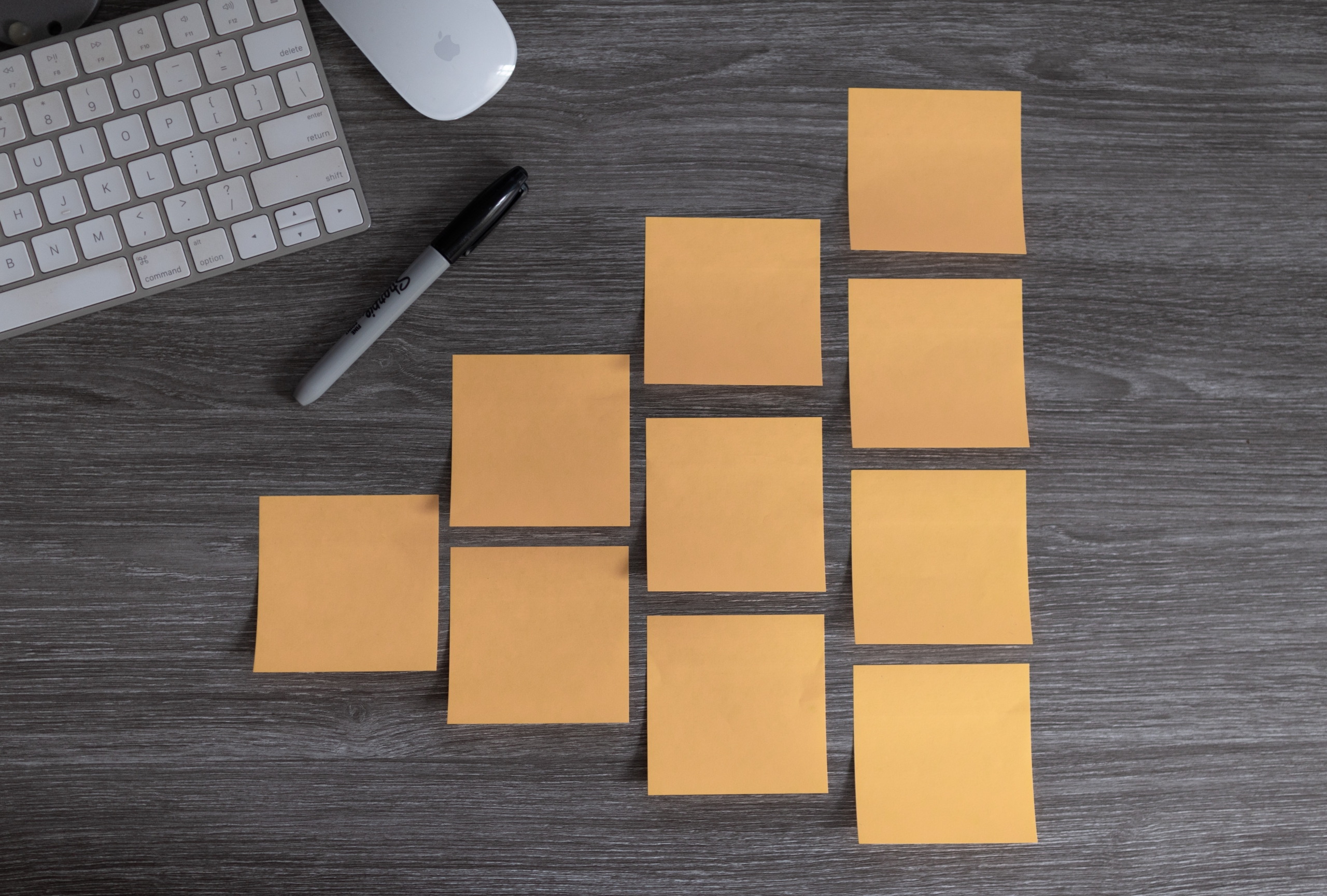 Organized Post Its