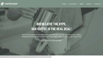 Coffee Shop Website