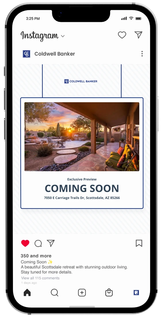 coming soon modern brochure