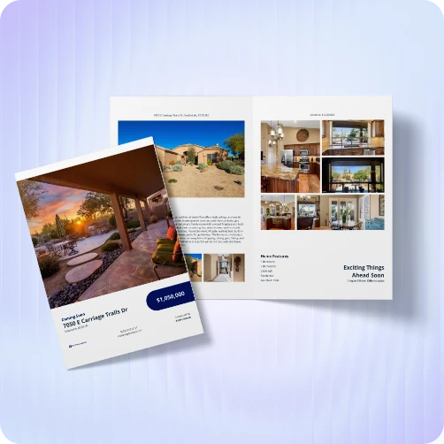 coming soon modern brochure