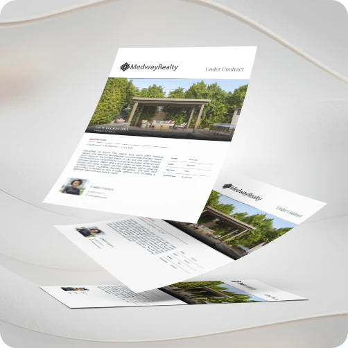 under contract luxury brochure