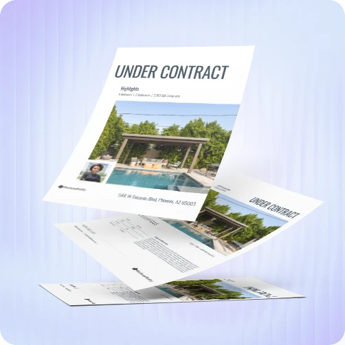 under contract modern flyer