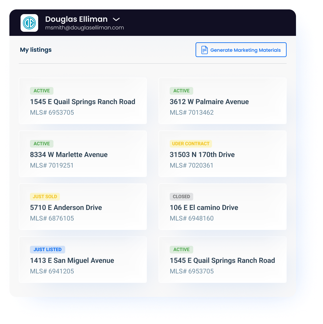 Xara Cloud - My listings