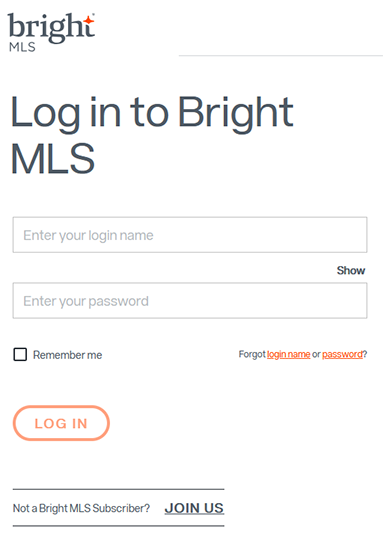 Bright MLS login