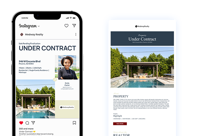 Listing automation under contract campaign