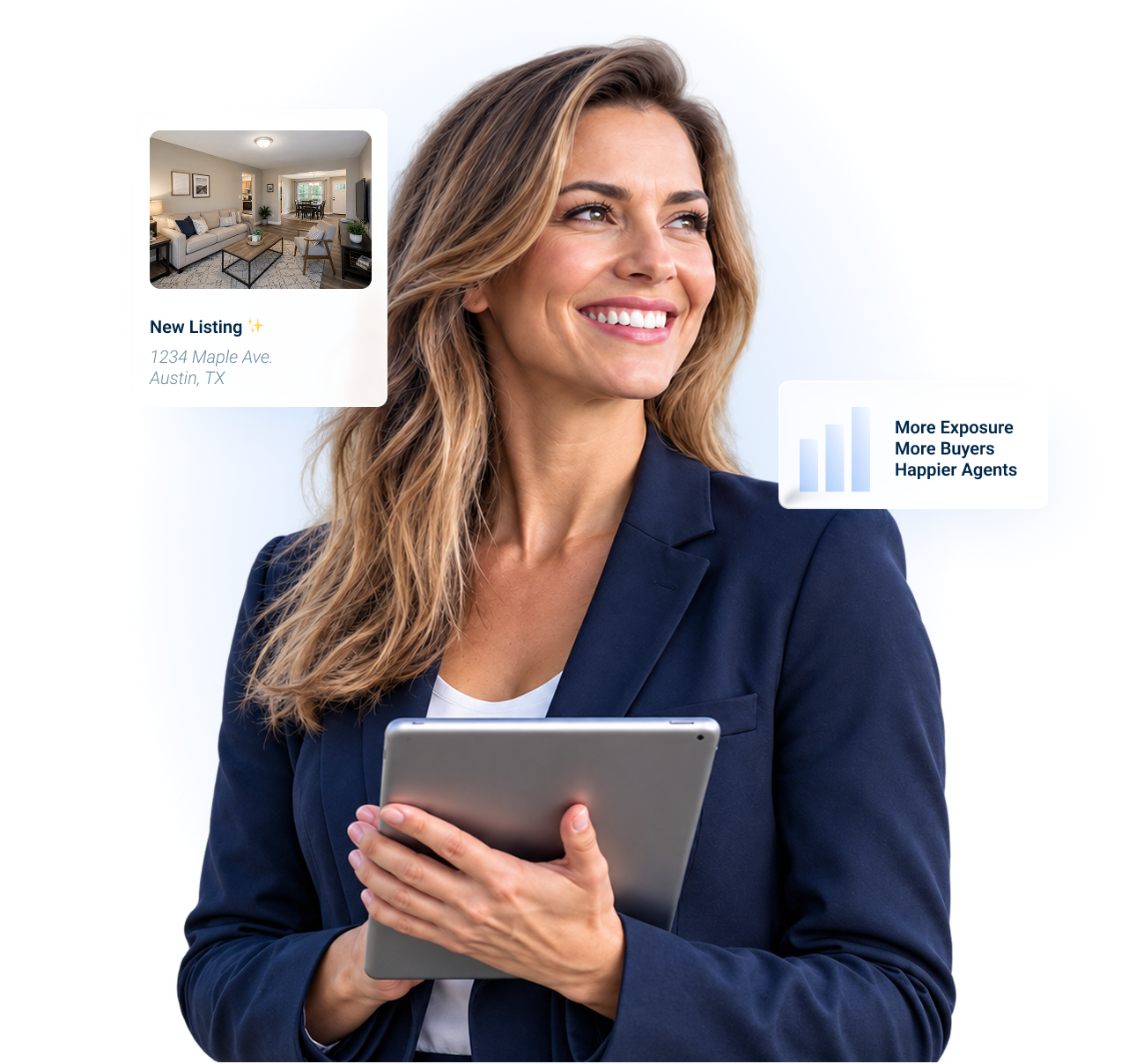 Customer Stories - Happy real estate agent