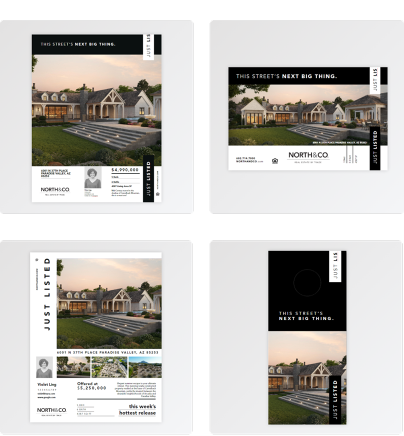 North & Co. real estate templates